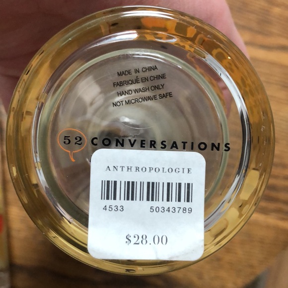 NEW Anthropologie glass tea infuser bottles - Picture 3 of 3